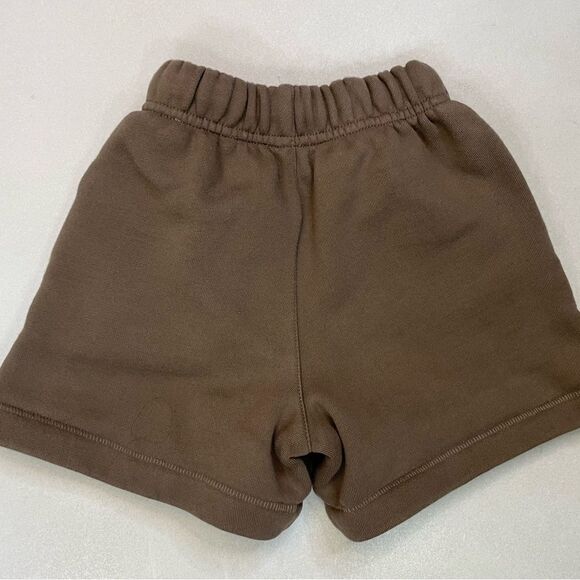 Fear Of God Essentials 1977 Sweat Shorts Kids Size 6-7 Brown - Picture 5 of 9